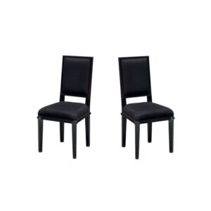 Henshaw  Black Dining Chairs  Pair