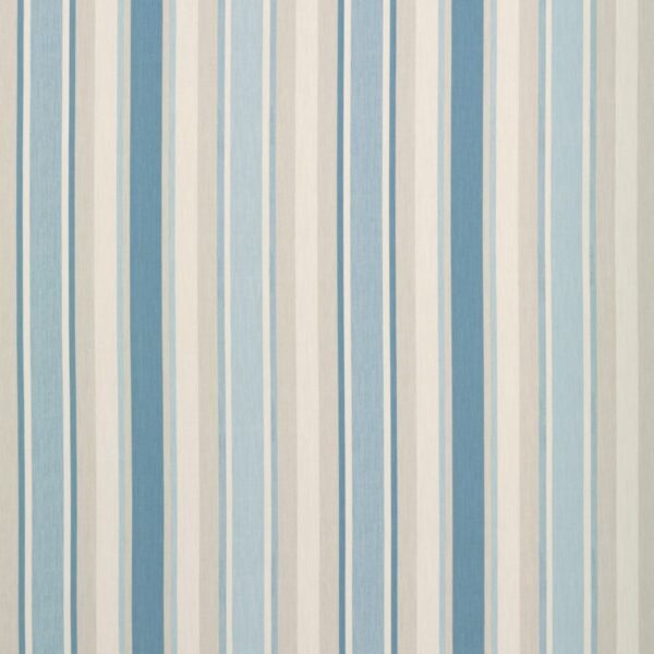Awning Stripe Seaspray Cotton/Linen Fabric