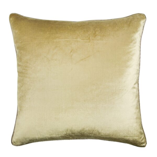 Nigella Antique Gold Square Velvet Cushion
